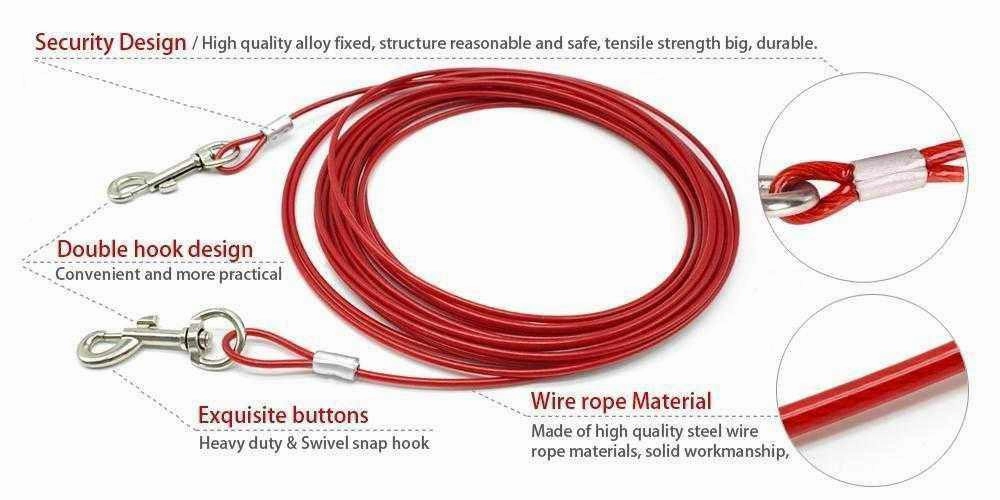 Heavy Duty Tie Out Cable 10 Meters