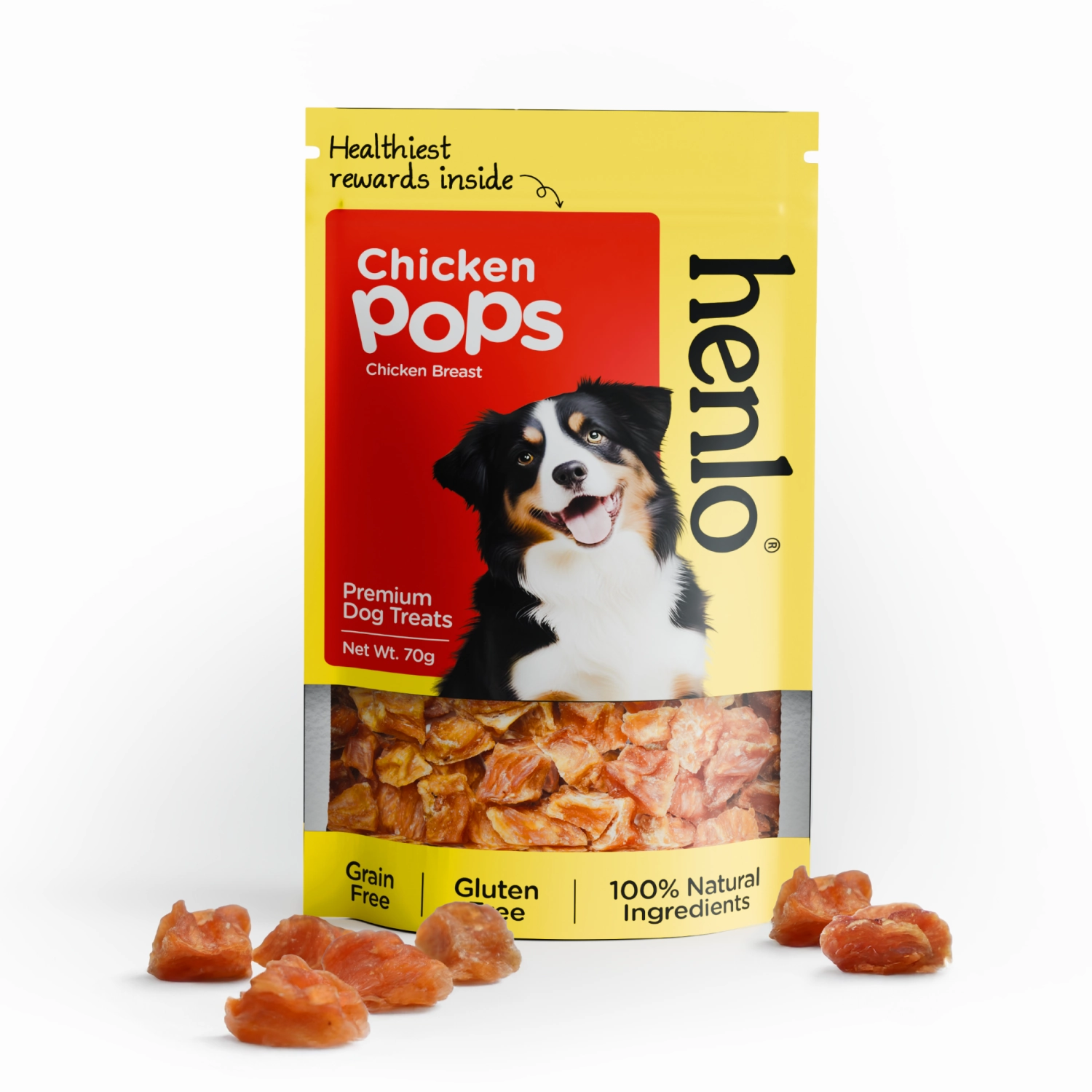 Henlo & Wanpy Dog Treats, My Beau Supplement, Farmina Dry Food & Barkbutler Flexy Ball Toy Limited Dog Hamper
