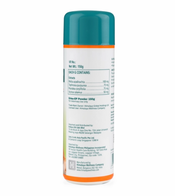 Himalaya Erina EP Dusting Powder For Dogs & Cats (Flea & Tick Control)