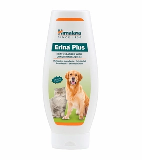 Himalaya Erina Plus Coat Cleanser w Conditioner For Dogs & Cats (Antibacterial & Antidandruff)