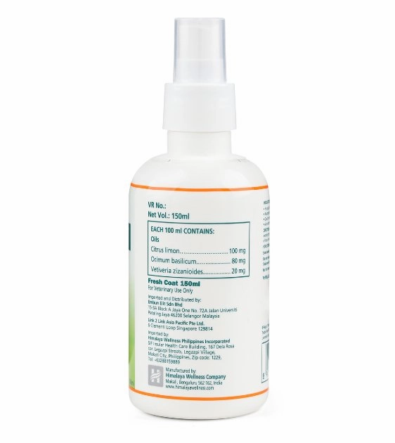 Himalaya FreshCoat Spray For Dogs & Cats (Cleanser Deodorant)