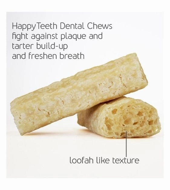 Himalayan Pet Supply Happy Teeth Cheese Dental Chew Dog Treats
