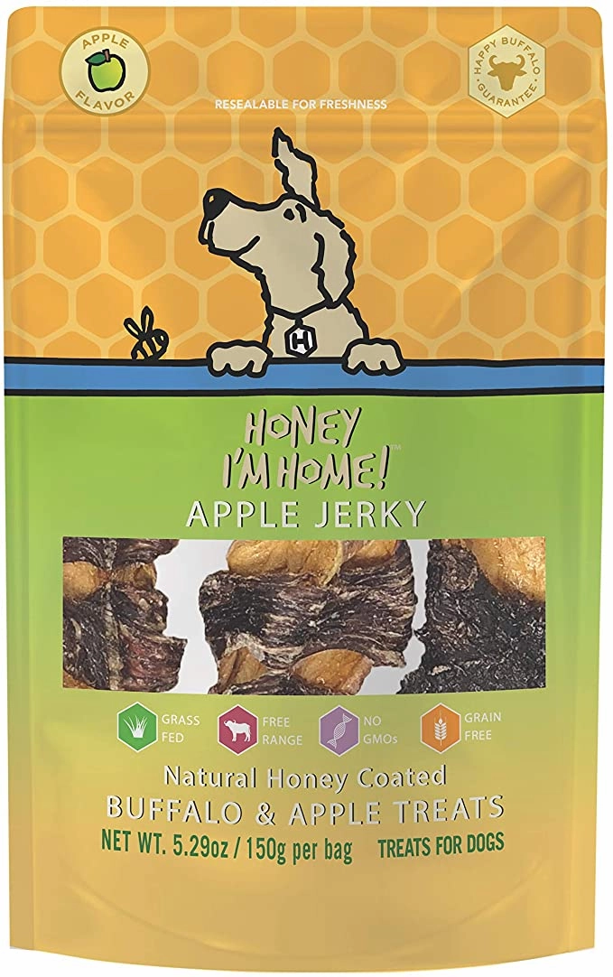 Honey I'm Home! Buffalo Apple Jerky Strips 5.29oz Bag