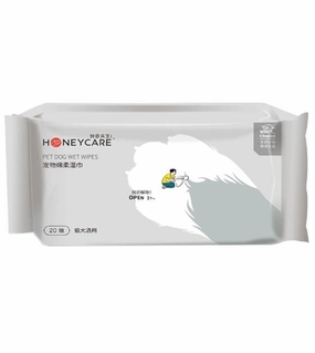 Honeycare Disinfectant Wipes For Dogs (With Silver Ions) odor remover,dog cleaning