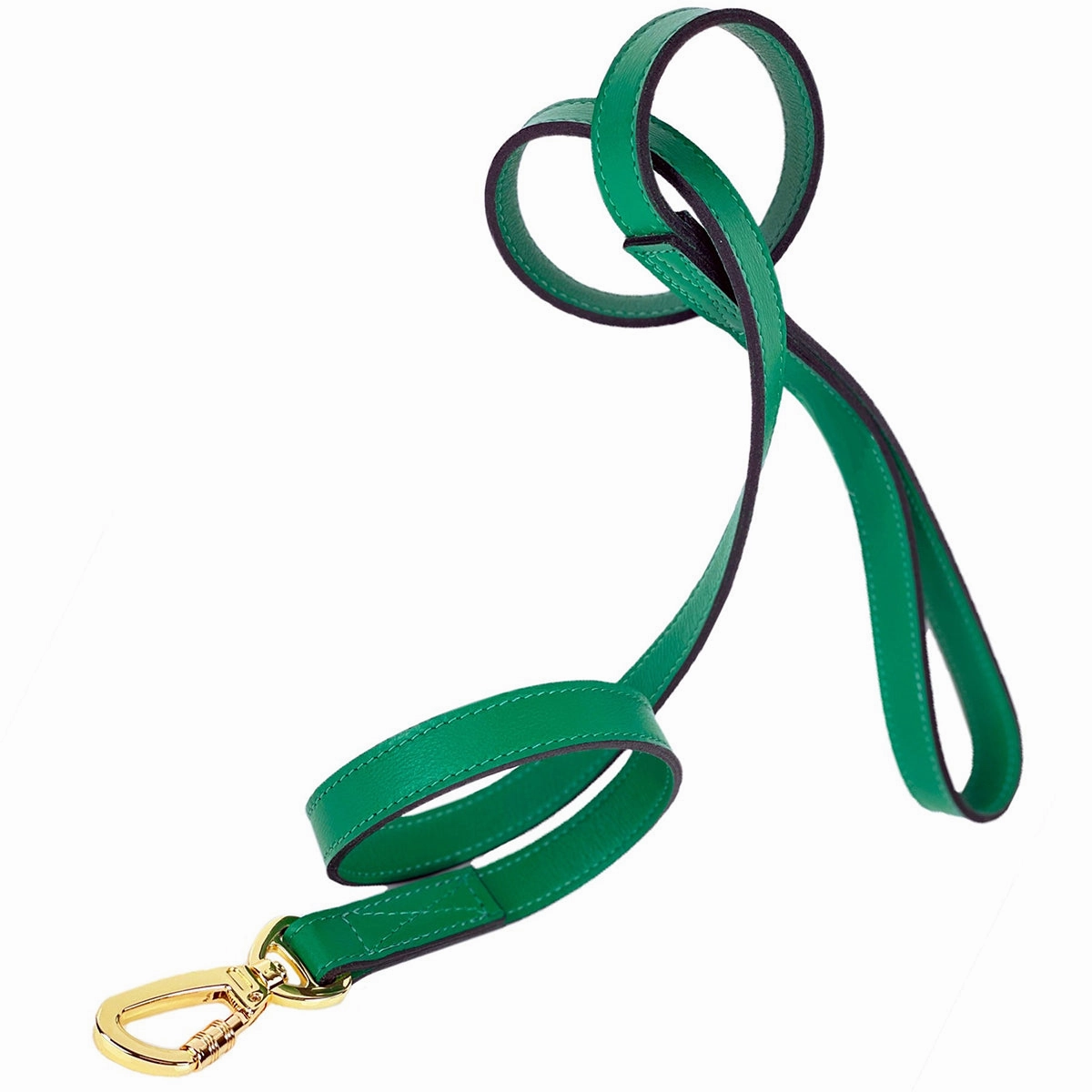 Imperial Collection Dog Leash Emerald/Gold dog mobility,outdoor pet aid