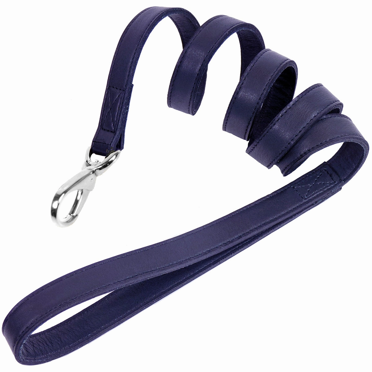 Imperial Collection Dog Leash French Navy/Nickel