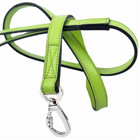 Imperial Collection Dog Leash Lime Green/Peridot/Nickel dog mobility,outdoor pet aid
