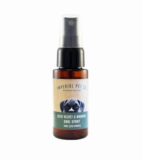 Imperial Pet Co. Deer Velvet & Manuka Oral Spray for Dogs