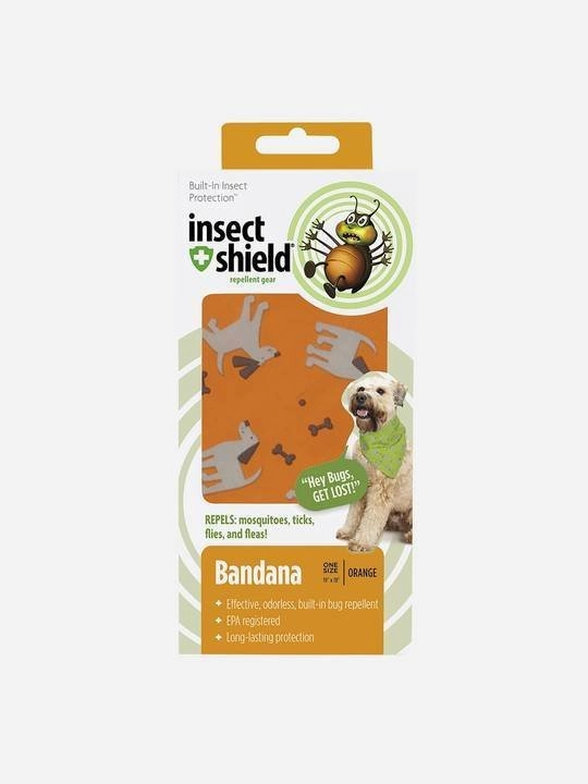 Insect Shield Dog & Bone Flea & Tick Repellent Bandana for Dogs (2 Colours)
