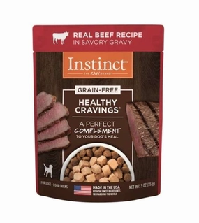 Instinct Healthy Cravings Grain Free Real Beef Recipe Wet Dog Food Topper dog gifts,pet keepsakes