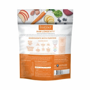 Instinct Raw Longevity Adult Ages 7  100% Freeze-Dried Raw Meals Cage-Free Chicken Recipe for Dogs