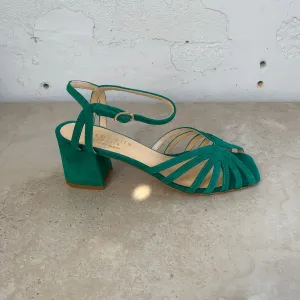 Isabelle Paris IS371 Verde Camoscio Shoes_Isabelle-Paris