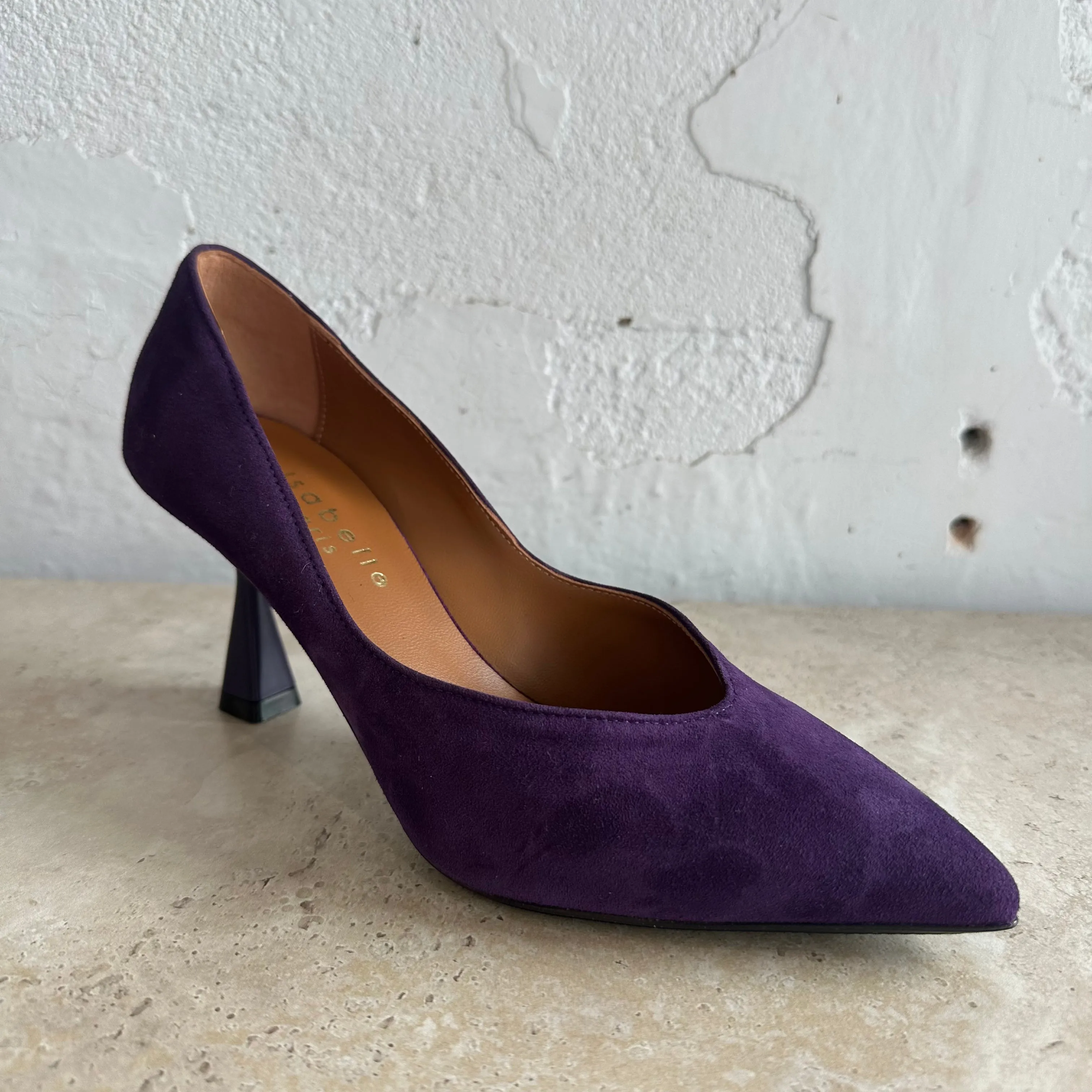 Isabelle Paris IS420 Purple Suede Shoes_Isabelle-Paris