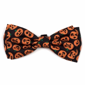 Jack-O-Lantern Dog Bow Tie dog collar accessory,collar decor
