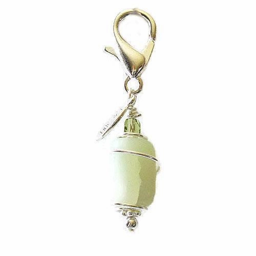 Jade Healing Dog Collar Charm Pawmulet
