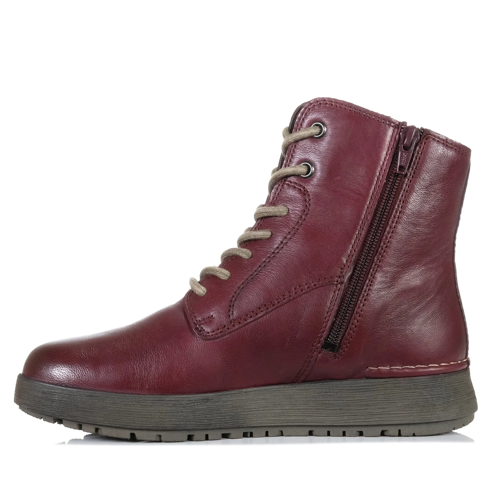 Josef Seibel Anna 51 Plum Red Shoes_Josef-Seibel
