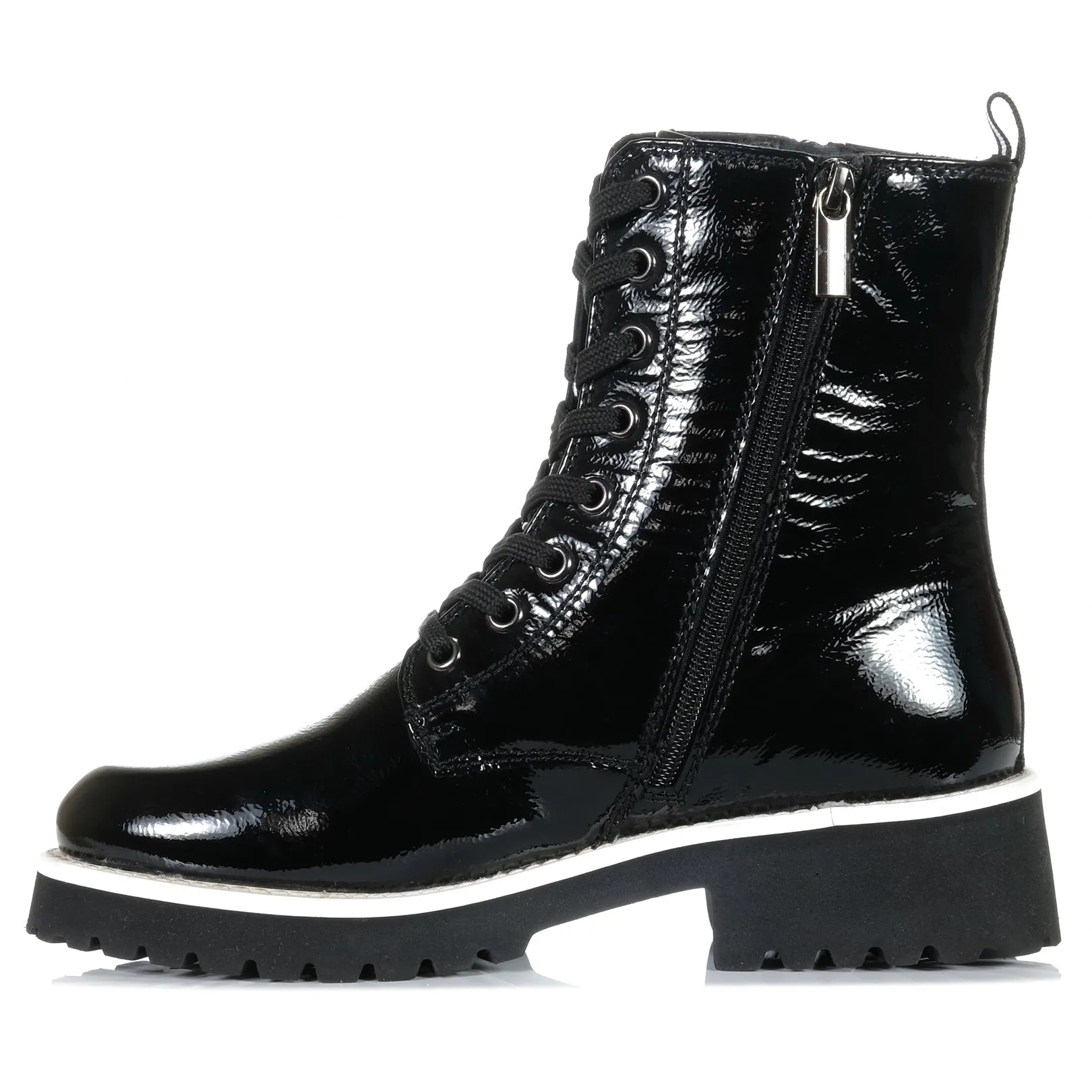 Josef Seibel Sallina 08 Schwarz Black Patent Shoes_Josef-Seibel