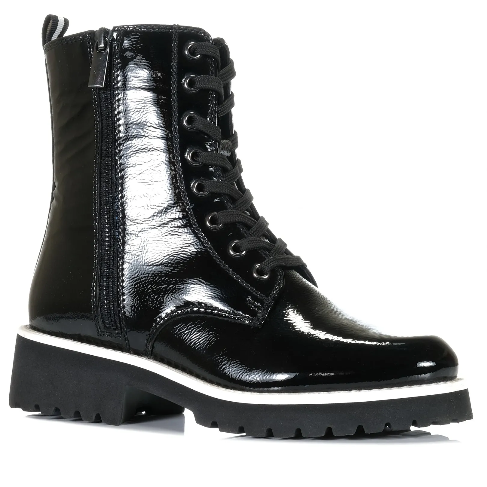 Josef Seibel Sallina 08 Schwarz Black Patent Shoes_Josef-Seibel