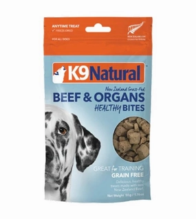 K9 Natural Freeze Dried Beef & Organs Healthy Bites Dog Treats freeze-dried dog food,lightweight pet food