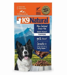 K9 Natural Freeze Dried Beef Topper Dog Food freeze-dried dog food,lightweight pet food