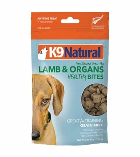 K9 Natural Freeze Dried Lamb & Organs Healthy Bites Dog Treats