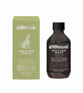 K9 Natural Skin & Coat Health Oil (Flaxseed, Hoki & Borage) For Dogs dog shampoo,bathing supplies