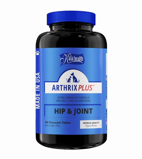 Kala Health ARTHRIX PLUS (Hip & Joint) Extra Strength Formula Supplement for Dogs and Cats