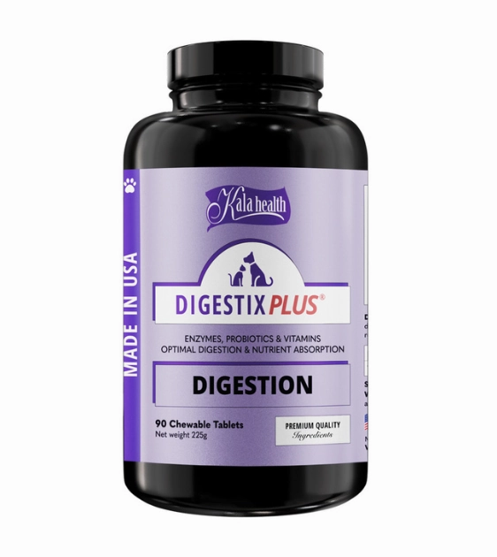 Kala Health DIGESTIX PLUS (Digestion) Optimal DIgestion & Nutrient Absorption Supplements for Dogs and Cats