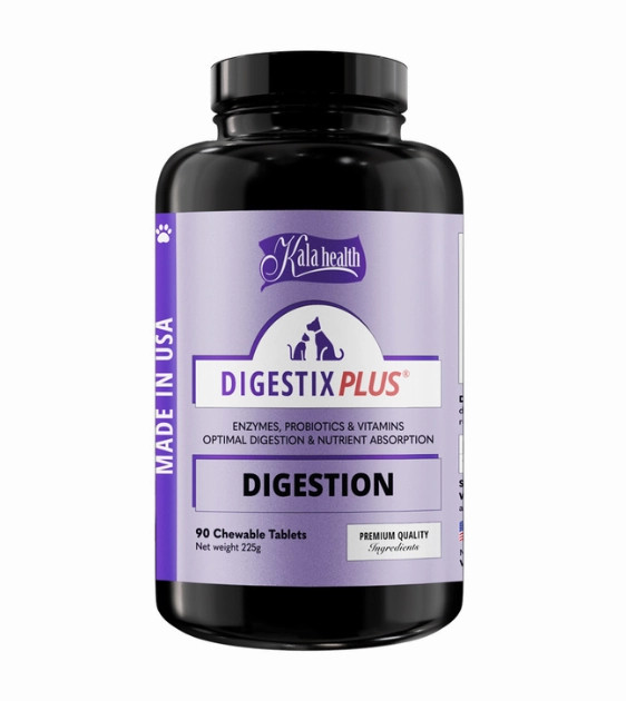 Kala Health DIGESTIX PLUS (Digestion) Optimal DIgestion & Nutrient Absorption Supplements for Dogs and Cats