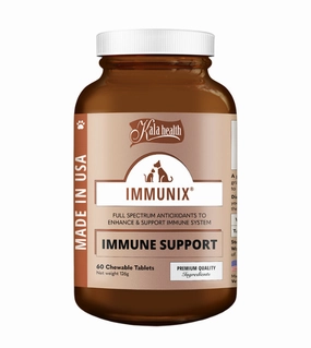 Kala Health IMMUNIX (Immune Support) Full Spectrum Antioxidants Supplements for Dogs and Cats pet housekeeping,dog mess kit