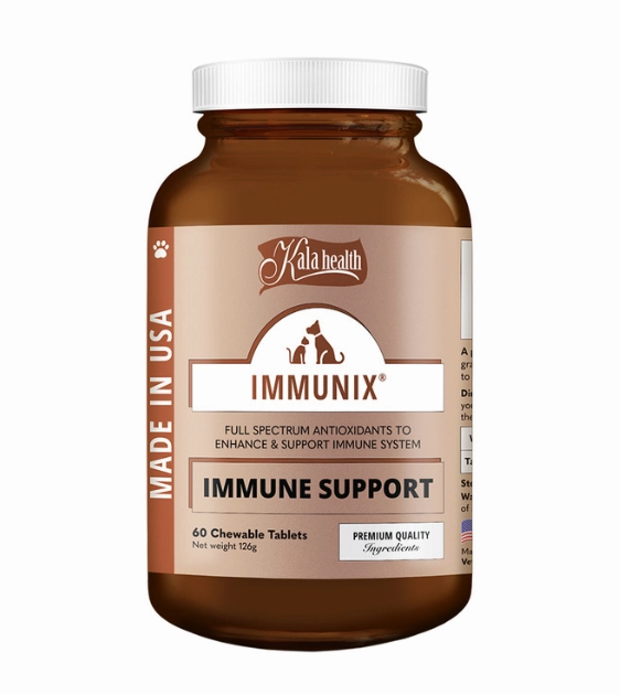 Kala Health IMMUNIX (Immune Support) Full Spectrum Antioxidants Supplements for Dogs and Cats pet housekeeping,dog mess kit
