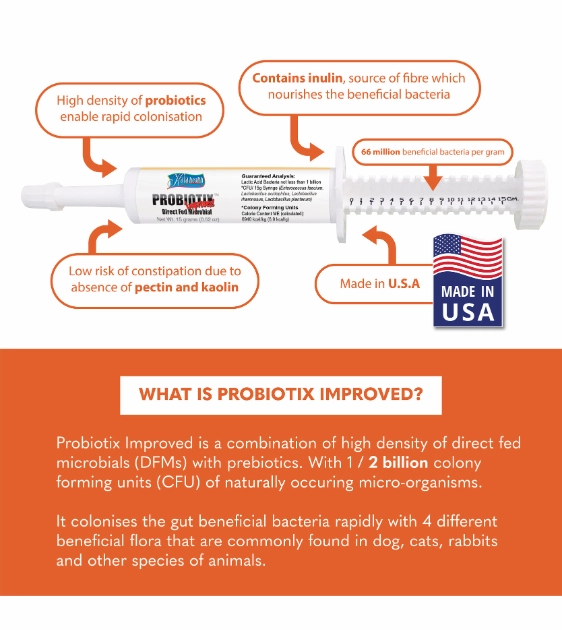 Kala Health PROBIOTIX IMPROVED Supplement for Dogs and Cats