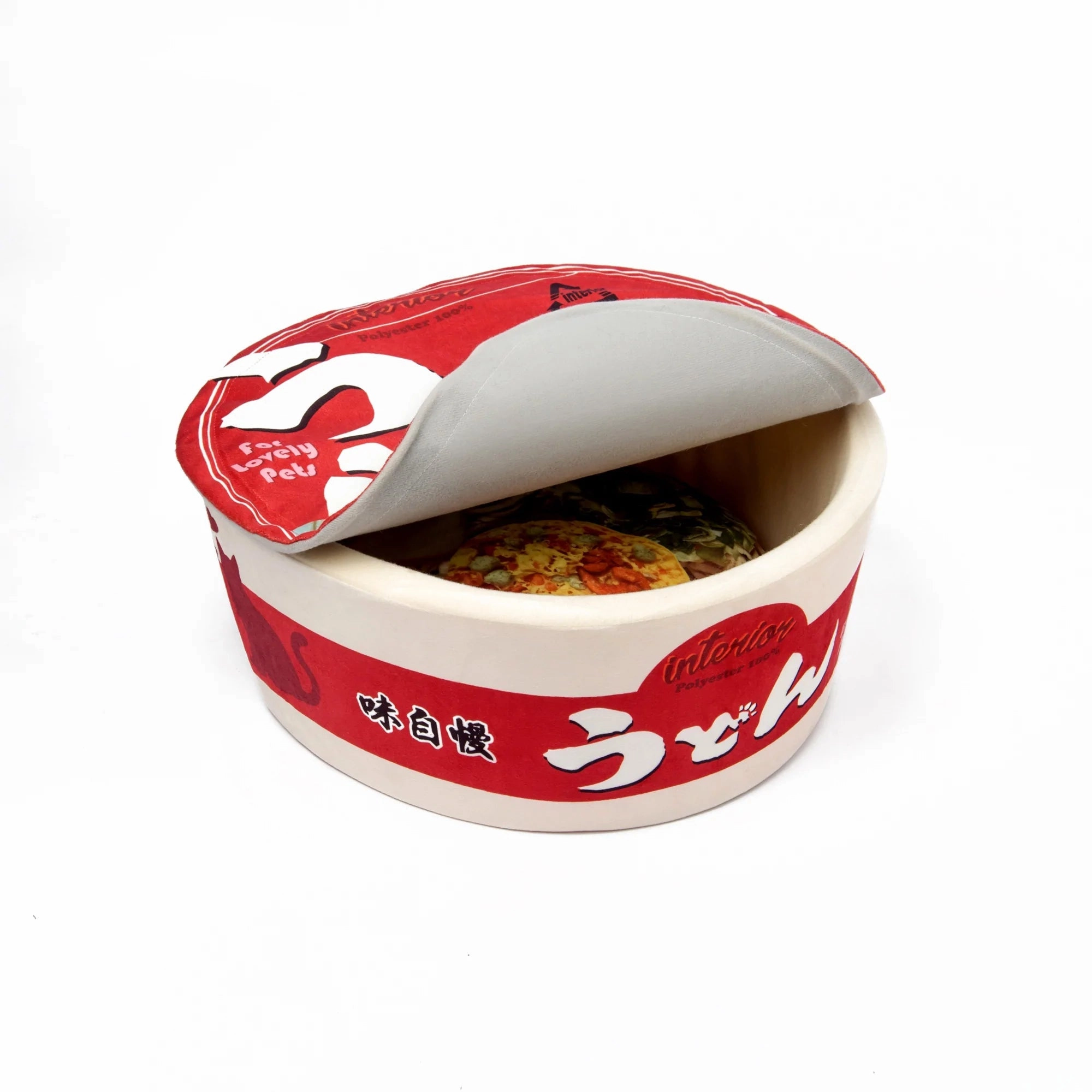 Kashima Tonkotsu Ramen Noodles Bed For Dogs & Cats (Green)