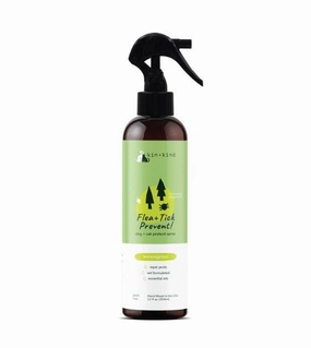 Kin Kind Flea & Tick Prevent! Natural Dog & Cat Protect Spray (Lemongrass) pet housekeeping,dog mess kit