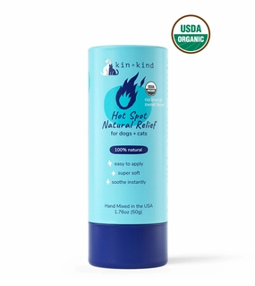 Kin Kind Organic Hot Spot Natural Relief Stick for Dogs & Cats dog shampoo,bathing supplies