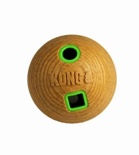 Kong Bamboo Feeder Ball Dog Toy dog bowl,pet feeder