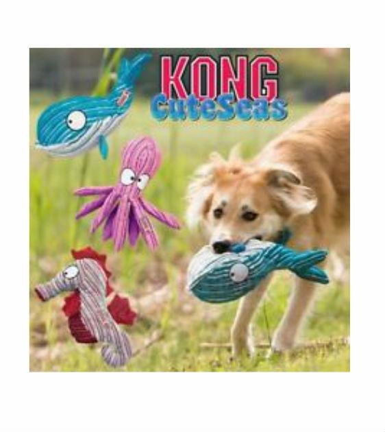 Kong Cuteseas Octopus Plush Dog Toy