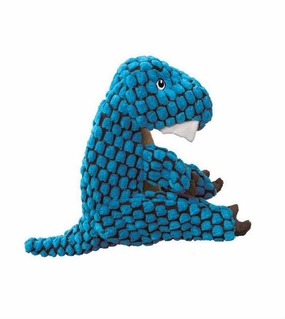 Kong Dynos Blue T-Rex Dog Toy