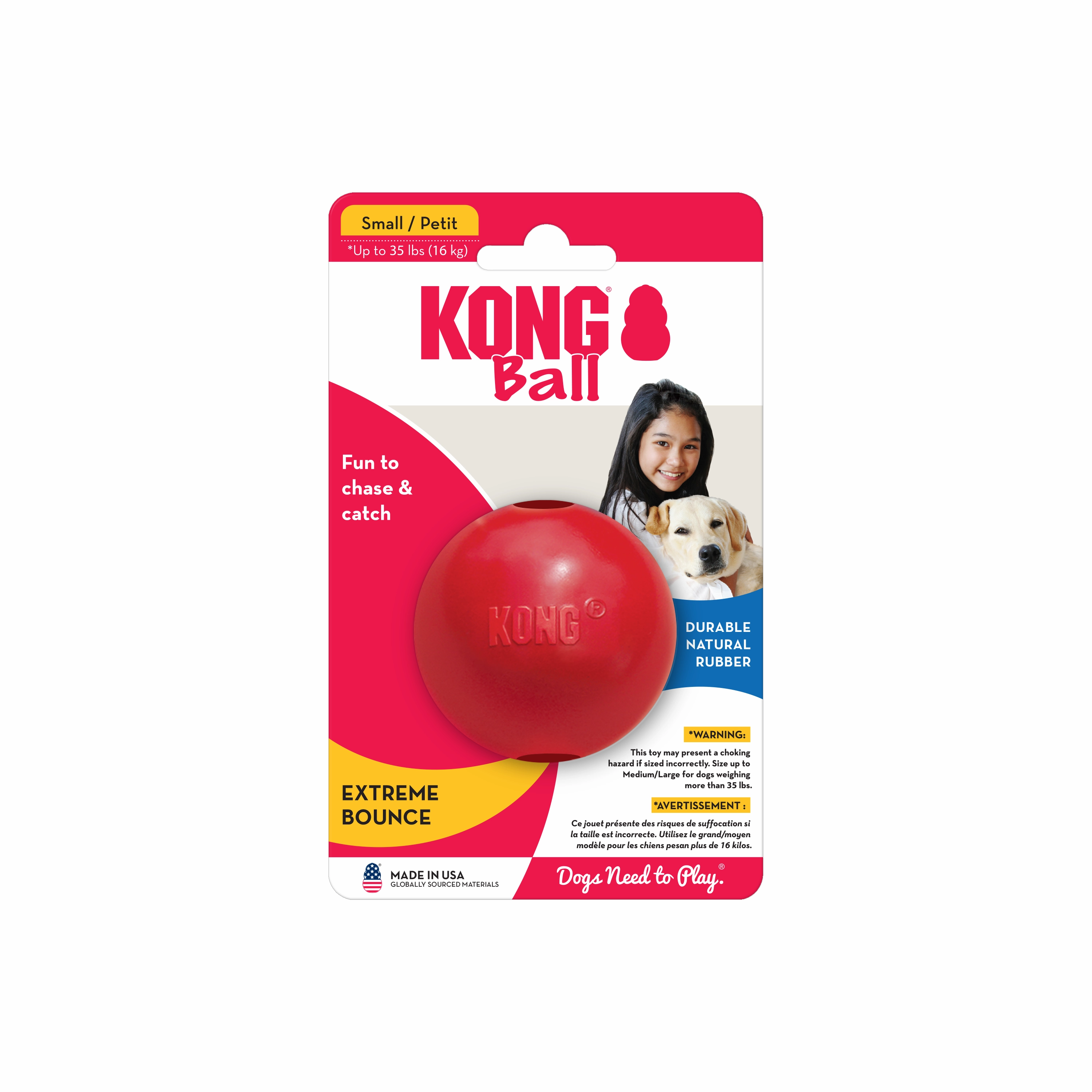 Kong Extreme Ball for Medium/Large Dogs fetch toy,dog ball