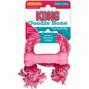 KONG Goodie Bone With Rope Puppy Dog Toy freeze dried dog food,raw nutrition dog,dog freeze dried kibble