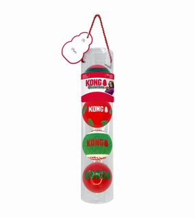 Kong Holiday SqueakAir Occasions Balls Dog Toy (4 Pc) pet souvenir,gift item