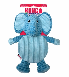 Kong Low Stuff Elephant Crackle Tummiez Dog Toy large breed food,big dog food