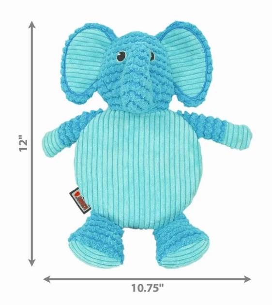 Kong Low Stuff Elephant Crackle Tummiez Dog Toy