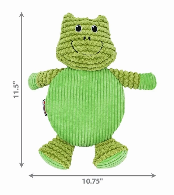 Kong Low Stuff Frog Crackle Tummiez Dog Toy