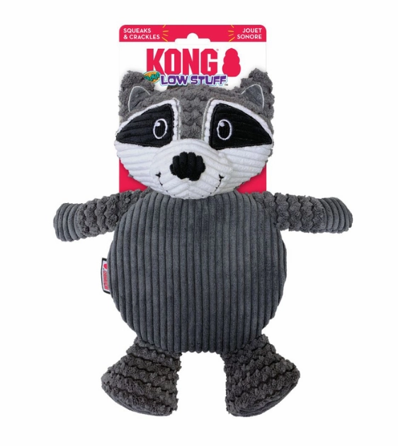 Kong Low Stuff Raccoon Crackle Tummiez Dog Toy large breed food,big dog food