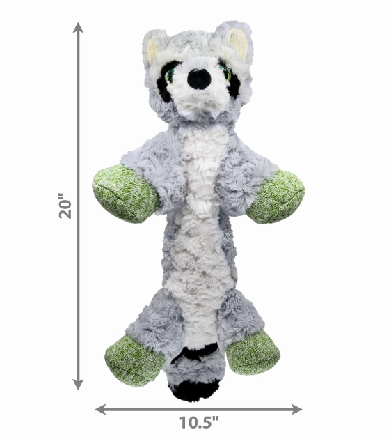 Kong Low Stuff Raccoon Flopzie Dog Toy