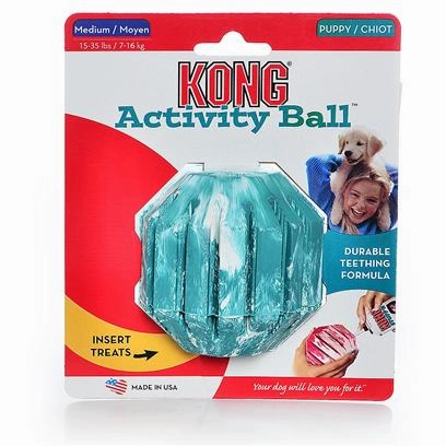 Kong Puppy Activity Ball Medium freeze dried dog food,raw nutrition dog,dog freeze dried kibble
