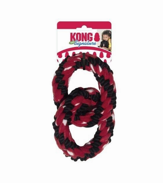 Kong Signature Rope Double Ring Tug Dog Toy
