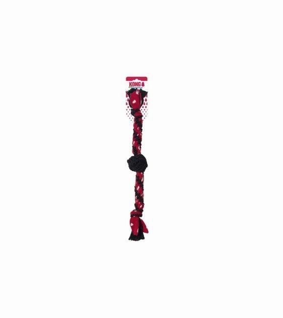 Kong Signature Rope Dual Knot with Ball Dog Toy
