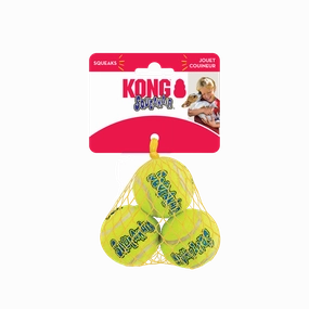 Kong Squeakair Ball 3pk for Small Dogs fetch toy,dog ball